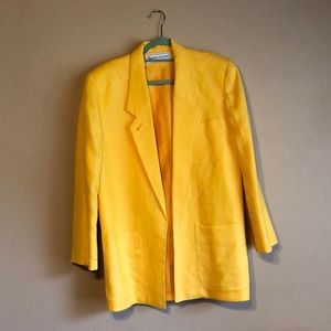 Evan Picone Linen Blazer